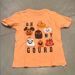 Disney Orange T-Shirt with Graphic Design NWOT